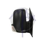 SPECCHIO RETROVISORE ELETTRICO MERCEDES SPRINTER 06>09 - VOLKSWAGEN CRAFTER 06>17 DX NERO FANA TERM 6PIN(DOPPIO VETRO CAVO CORTO)16W