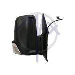 SPECCHIO RETROVISORE ELETTRICO MERCEDES SPRINTER 09>19 - VOLKSWAGEN CRAFTER 06>17 DX NERO FANA TERM 6 PIN (DOPPIO VETRO CAVO LUNGO)16W