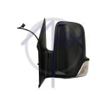 SPECCHIO RETROVISORE MANUALE MERCEDES SPRINTER 09>19 - VOLKSWAGEN CRAFTER 06>17 SX NERO FANA 2 PIN(DOPPIO VETRO CAVO LUNGO)16W
