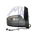 SPECCHIO RETROVISORE ELETTRICO MERCEDES VIANO 10>14 - VITO 10>14 DESTRO VERNICIABILE FANA RIPIEG TERMICO
