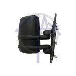 SPECCHIO RETROVISORE MANUALE OPEL MOVANO 99>04 - RENAULT MASTER 99>04 DESTRO NERO (DOPPIO VETRO)