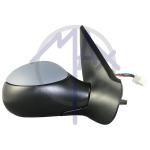 SPECCHIO RETROVISORE ELETTRICO PEUGEOT 206 CC DAL 1998 AL 2003 DESTRO VERNICIABILE SENSOR TEMP TERMICO