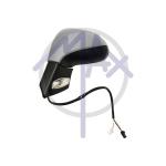 SPECCHIO RETROVISORE ELETTRICO PEUGEOT 207 06>12 SINISTRO VERNICIABILE CON FANALE RIPIEG TERMICO