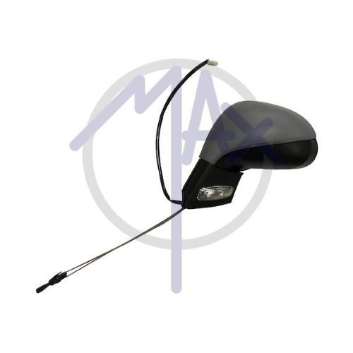 SPECCHIO RETROVISORE MECCANICO PEUGEOT 207 06>12 SINISTRO VERNICIABILE CON FANALE