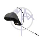 SPECCHIO RETROVISORE MECCANICO PEUGEOT 207 06>12 DESTRO VERNICIABILE CON SENSOR TEMP CON FANALE