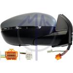 SPECCHIO RETROVISORE ELETTRICO PEUGEOT 308 17>21 SX VERNICIABILE FANA L/CORT RIPIEG SENSOR TERMICO