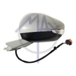 SPECCHIO RETROVISORE ELETTRICO PEUGEOT 508 11>14 SX VERNICIABILE CON FANA TERMICO 6PIN