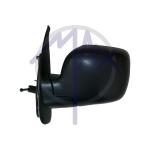 SPECCHIO RETROVISORE MECCANICO RENAULT KANGOO 08>13 SINISTRO NERO (VETRO SINGOLO)