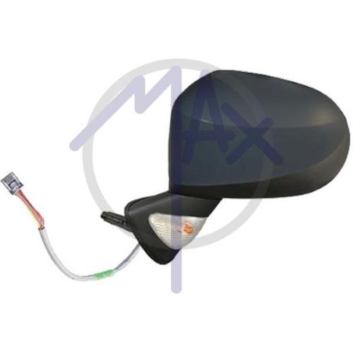 SPECCHIO RETROVISORE ELETTRICO RENAULT MODUS 08>13 SINISTRO VERNICIABILE FANA BIANC TERMICO 7PIN