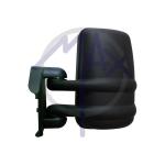 SPECCHIO RETROVISORE MANUALE RENAULT TRAFIC I 95>02 SINISTRO NERO (DOPPIO VETRO)