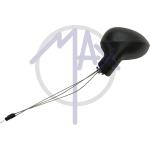 SPECCHIO RETROVISORE MECCANICO SEAT IBIZA DAL 2008 AL 2017 SINISTRO NERO