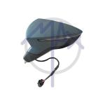 SPECCHIO RETROVISORE ELETTRICO SEAT LEON 13>20 SINISTRO VERNICIABILE FANA RIPIEG TERMICO 8PIN