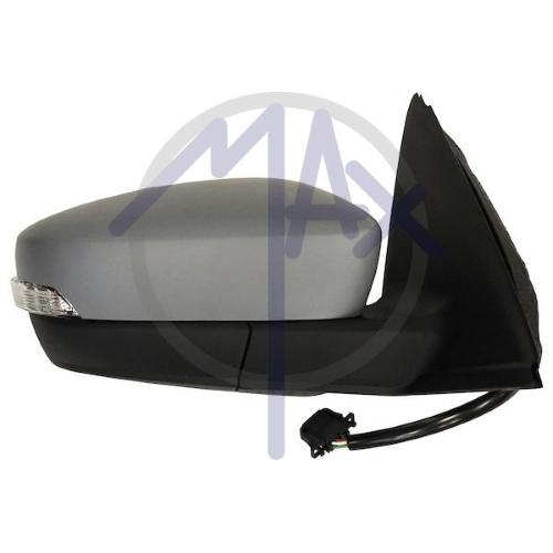 SPECCHIO RETROVISORE ELETTRICO SKODA FABIA DAL 2015 DESTRO VERNICIABILE FANA TERMICO 6PIN