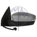 SPECCHIO RETROVISORE ELETTRICO SKODA FABIA DAL 2015 SINISTRO VERNICIABILE FANA TERMICO 6PIN