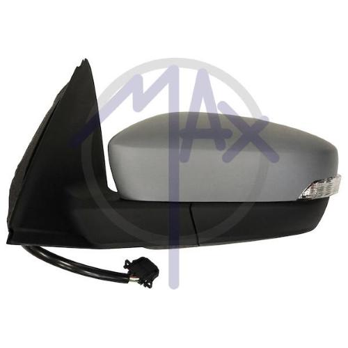 SPECCHIO RETROVISORE ELETTRICO SKODA FABIA DAL 2015 SINISTRO VERNICIABILE FANA TERMICO 6PIN