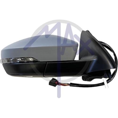 SPECCHIO RETROVISORE ELETTRICO SKODA OCTAVIA 13>17 SX VERNICIABILE FANA L/COR RIPIEG MEMO TERMICO 15PIN