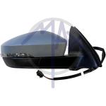 SPECCHIO RETROVISORE ELETTRICO SKODA OCTAVIA 13>20 DESTRO VERNICIABILE FANA TERMICO 6PIN