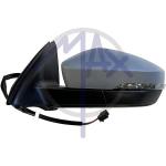 SPECCHIO RETROVISORE ELETTRICO SKODA OCTAVIA 13>20 SINISTRO VERNICIABILE FANA TERMICO 6PIN