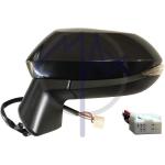 SPECCHIO RETROVISORE ELETTRICO TOYOTA COROLLA E210 2019 SINISTRO NERO VERNICIABILE FANA RIPIEG 7PIN