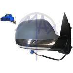 SPECCHIO RETROVISORE ELETTRICO VOLKSWAGEN AMAROK 10>16 DX VERNICIABILE BASA CROMATA TERMICO(CONNETT 6FORI 5PIN)