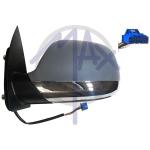 SPECCHIO RETROVISORE ELETTRICO VOLKSWAGEN AMAROK 10>16 SX VERNICIABILE BASA CROMATA TERMICO(CONNETT 6FORI 5PIN)