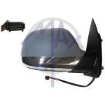 SPECCHIO RETROVISORE ELETTRICO VOLKSWAGEN AMAROK 13 DX VERNICIABILE BASE CROMATA RIPIEG TERM(CONN 10 FORI 5PIN)