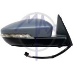 SPECCHIO RETROVISORE ELETTRICO VOLKSWAGEN BEETLE DAL 2011 DESTRO VERNICIABILE FANA TERMICO 6PIN
