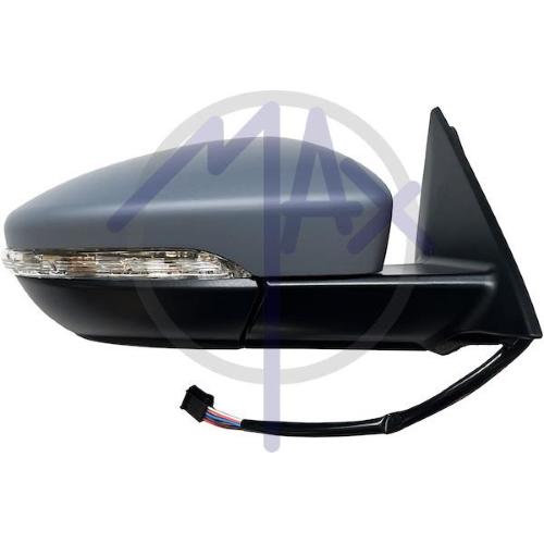 SPECCHIO RETROVISORE ELETTRICO VOLKSWAGEN BEETLE DAL 2011 DESTRO VERNICIABILE FANA RIPIEG BLIS TERMICO 10PIN