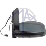 SPECCHIO RETROVISORE ELETTRICO VOLKSWAGEN CADDY 15>20 SINISTRO VERNICIABILE RADIO CONTROL TERMICO 5PIN