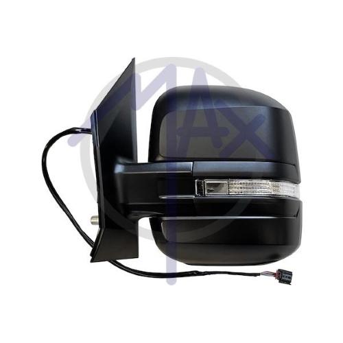 SPECCHIO RETROVISORE ELETTRICO MAN TGE DAL 2017 - VOLKSWAGEN CRAFTER DAL 2017 SX NERO C/FANA TERMICO 6 PIN