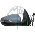 SPECCHIO RETROVISORE ELETTRICO VOLKSWAGEN GOLF VI 09>12 DX VERNICIABILE C/FANA RIPIEG TERMICO 8PIN