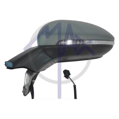 SPECCHIO RETROVISORE ELETTRICO VOLKSWAGEN GOLF VII 12>20 SX VERNICIABILE FANA TERMICO