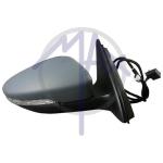 SPECCHIO RETROVISORE ELETTRICO VOLKSWAGEN JETTA 2011 DESTRO VERNICIABILE FANA TERMICO 6PIN