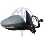SPECCHIO RETROVISORE ELETTRICO VOLKSWAGEN JETTA 2011 DESTRO VERNICIABILE FANA L/CO RIPIEG MEMO TERMICO 13PIN