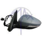 SPECCHIO RETROVISORE ELETTRICO VOLKSWAGEN JETTA 2011 SINISTRO VERNICIABILE FANA TERMICO 6PIN