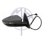 SPECCHIO RETROVISORE ELETTRICO VOLKSWAGEN PASSAT VI 10>14 DESTRO VERNICIABILE FANA TERMICO 6 PIN