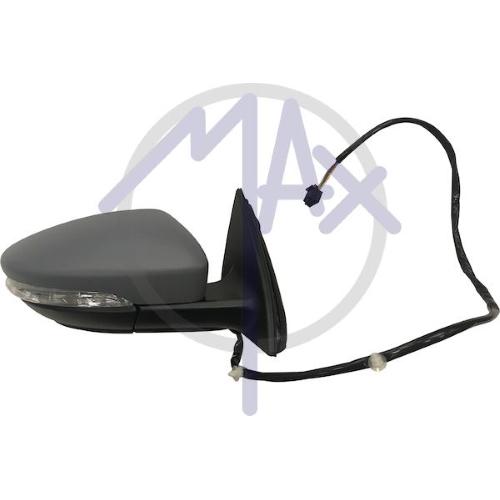 SPECCHIO RETROVISORE ELETTRICO VOLKSWAGEN PASSAT VI 10>14 DESTRO VERNICIABILE FANA L/CORT TERMICO