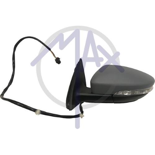 SPECCHIO RETROVISORE ELETTRICO VOLKSWAGEN PASSAT VI 10>14 SINISTRO VERNICIABILE FANA L/CORT TERMICO