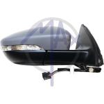 SPECCHIO RETROVISORE ELETTRICO VOLKSWAGEN PASSAT VI 10>14 DX VERNICIABILE FANA RIPIEG TERMICO 8PIN