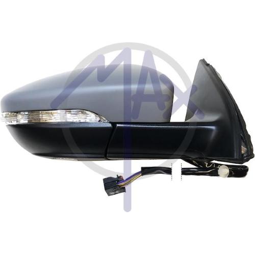 SPECCHIO RETROVISORE ELETTRICO VOLKSWAGEN PASSAT VI 10>14 DX VERNICIABILE FANA L/CORT RIPIEG MEMO TERMICO 13PIN