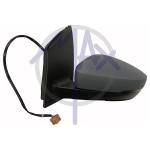 SPECCHIO RETROVISORE ELETTRICO VOLKSWAGEN POLO V 09>10 SX VERNICIABILE FANA TERMICO(CONNETTORE QUADRATO)
