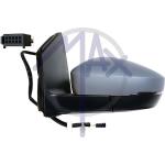 SPECCHIO RETROVISORE ELETTRICO VOLKSWAGEN POLO V 10>17 SX VERNICIABILE FANA TERMICO(CONNETTORE RETTANGOLARE)