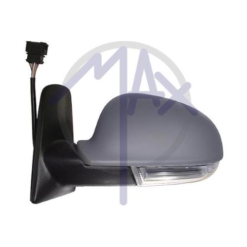 SPECCHIO RETROVISORE ELETTRICO VOLKSWAGEN SHARAN 04>10 SINISTRO VERNICIABILE FANA RIPIEG TERMICO