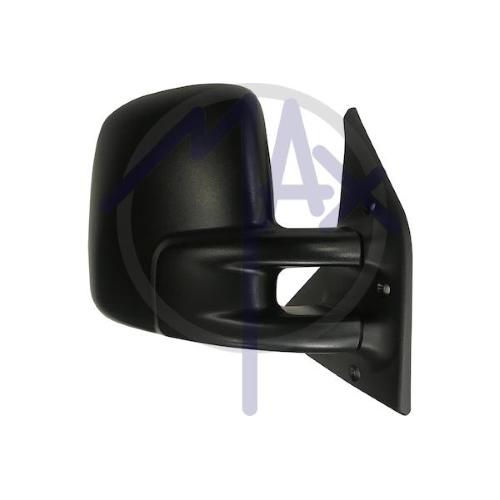 SPECCHIO RETROVISORE MANUALE VOLKSWAGEN TRANSPORTER T4 90>03 DX NERO (VETRO SINGOLO)