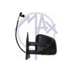 SPECCHIO RETROVISORE ELETTRICO VOLKSWAGEN TRANSPORTER T4 90>03 SX NERO TERMICO(VETRO SINGOLO)