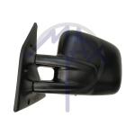 SPECCHIO RETROVISORE MANUALE VOLKSWAGEN TRANSPORTER T4 90>03 SX NERO (VETRO SINGOLO)