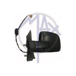 SPECCHIO RETROVISORE ELETTRICO VOLKSWAGEN TRANSPORTER T5 03>10 SX NERO TERM(VETRO SINGOLO)