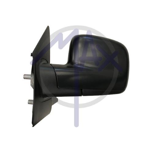 SPECCHIO RETROVISORE MANUALE VOLKSWAGEN TRANSPORTER T5 03>10 SX NERO (VETRO SINGOLO)