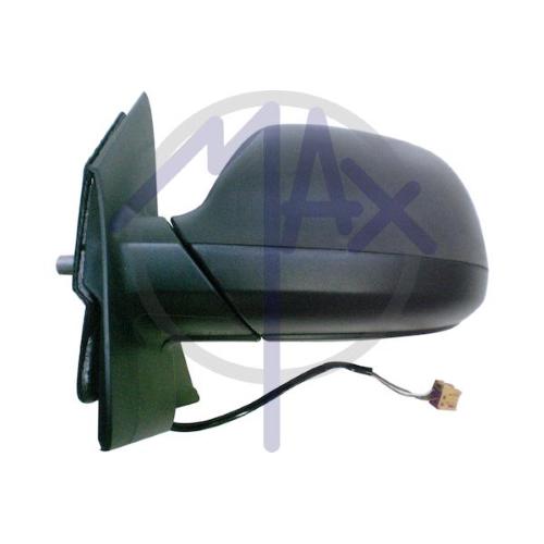 SPECCHIO RETROVISORE ELETTRICO VOLKSWAGEN TRANSPORTER T5 10>15 SX NERO TE(VETRO SINGOLO)5PIN