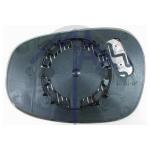 VETRO SPECCHIO RETROVISORE BMW SERIE 3 E90/E91 DAL 2009 - BMW SERIE 1 E87 DAL 2009 DESTRO AZZURRATO TERMICO ASFERICO 2 PIN